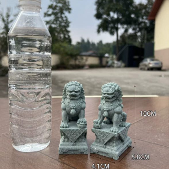Guardians of Tradition – Imperial Stone Lion Statues (Pair)