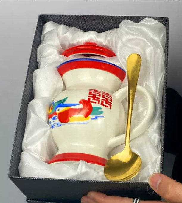 Sip with Joy – Mandarin Duck Double‑Happiness Mug 🥤