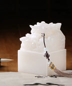 Your Noble Mark – Custom White Jade Imperial Seal