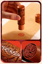 Your Zodiac Mark – Custom Chinese Zodiac Wooden Seal ✨