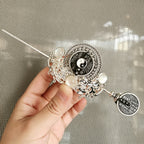 Crown of Clarity – Mountain Ghost Coin Taiji Hair Crown