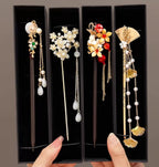Inspired by the Five Elements – Tassel Swing Hair Sticks ✨