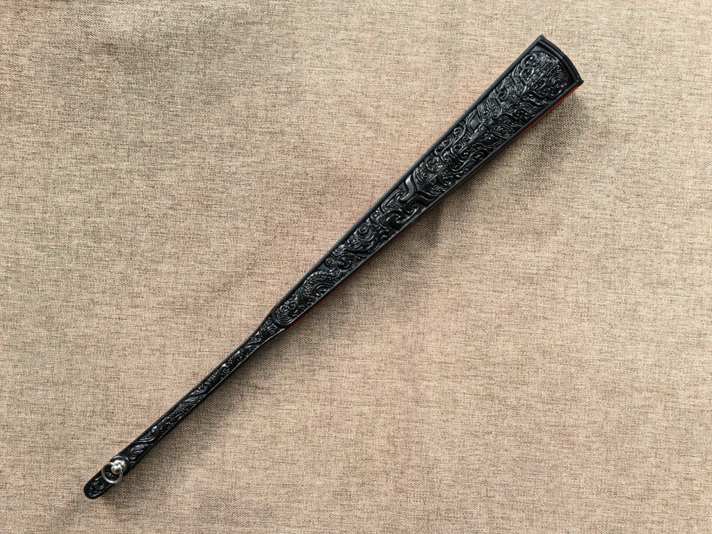 Tang Dynasty Guardian Warrior Metal Folding Fan